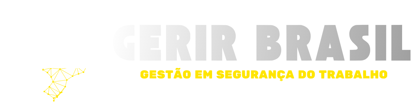 Logo Gerir Brasil, versão horizontal para fundo escuro